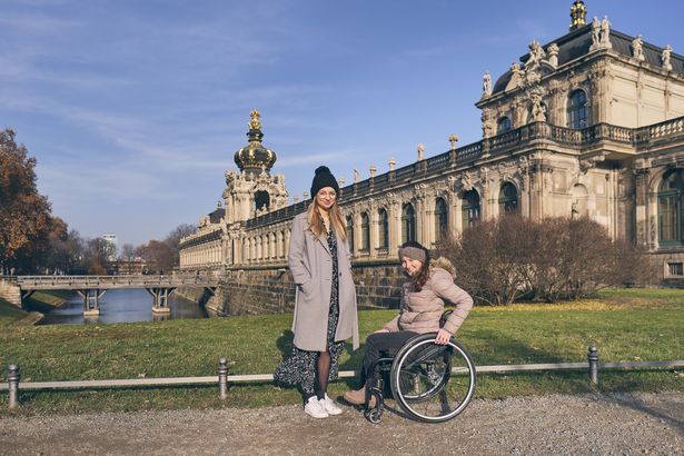 Blick auf den Dresdner Zwinger 