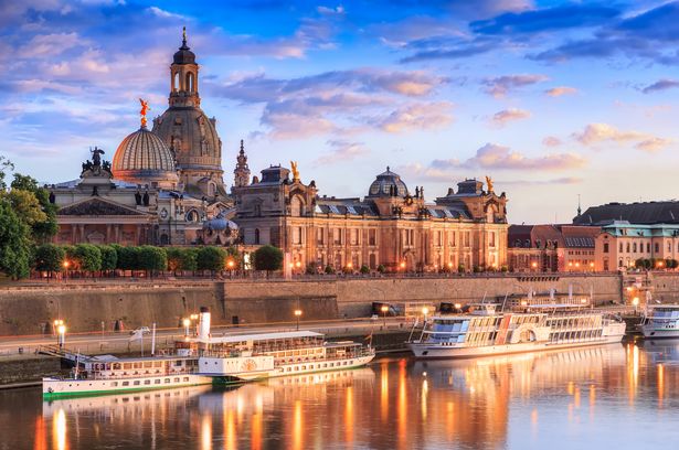 Blick auf Dresden Skyline 